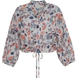 Cara Cara Perrin Top Seashells Ivory M